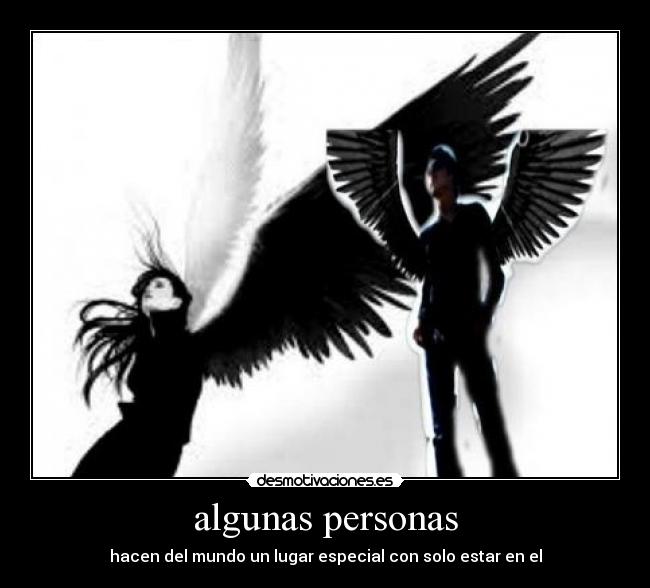 algunas personas -