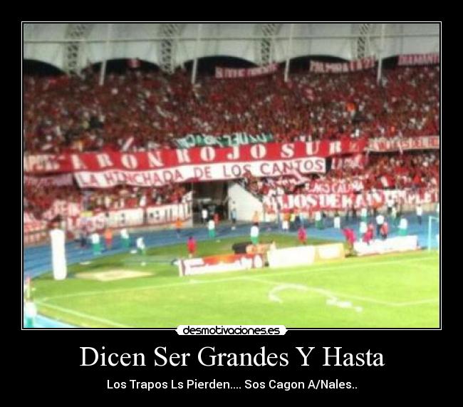 Dicen Ser Grandes Y Hasta - Los Trapos Ls Pierden.... Sos Cagon A/Nales..