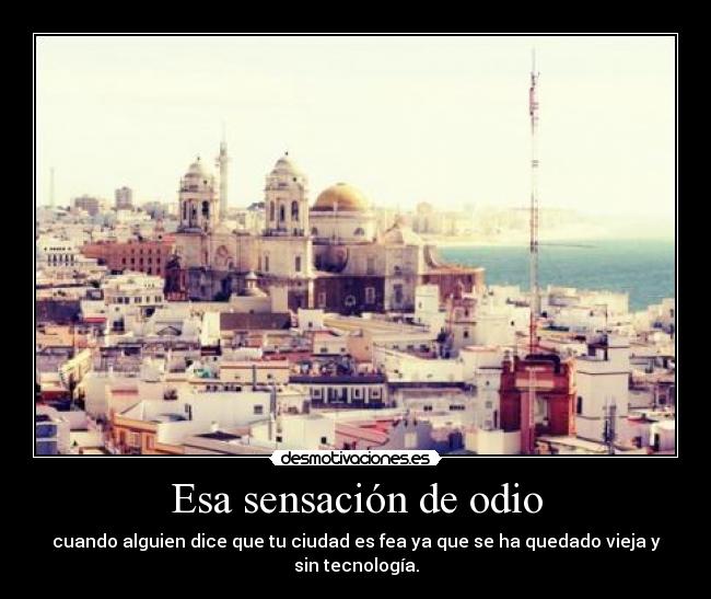 Esa sensación de odio - 