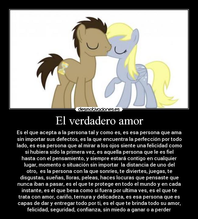 El verdadero amor -