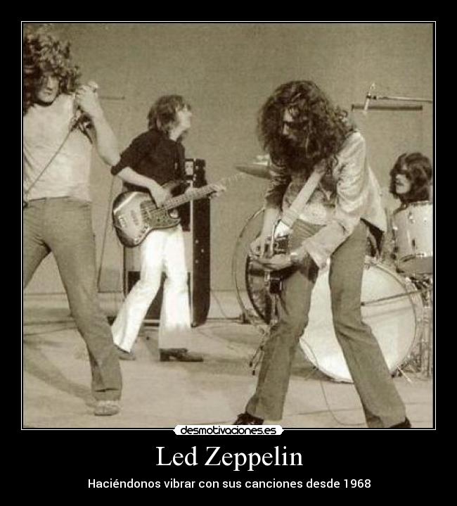 carteles led zeppelin rock desmotivaciones