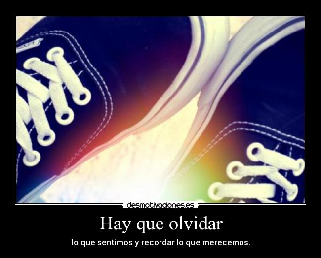 Hay que olvidar - 