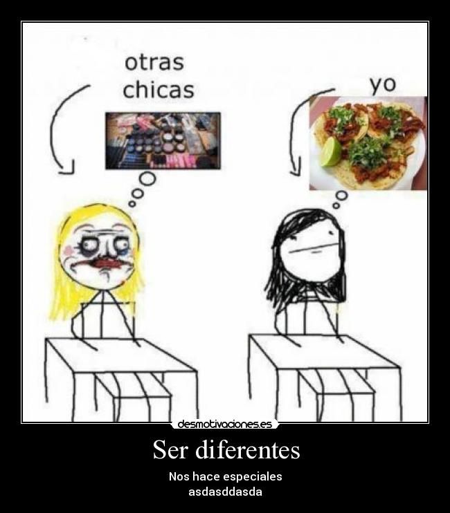 Ser diferentes -