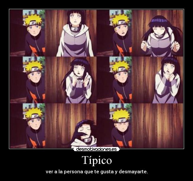 Típico - ver a la persona que te gusta y desmayarte.