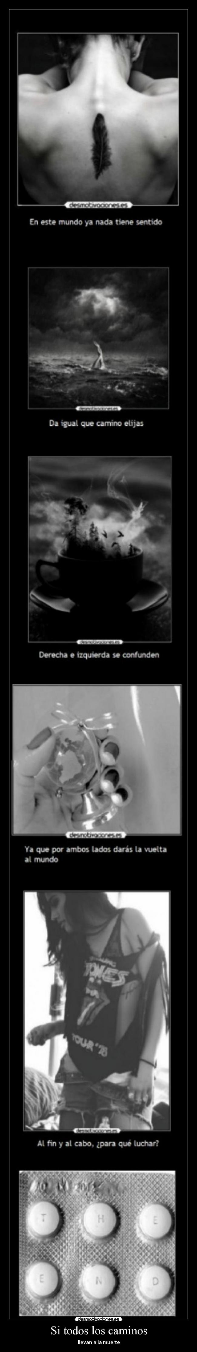 Si todos los caminos - llevan a la muerte