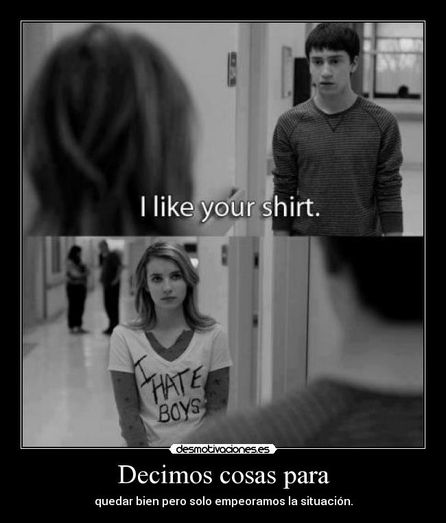 Decimos cosas para -