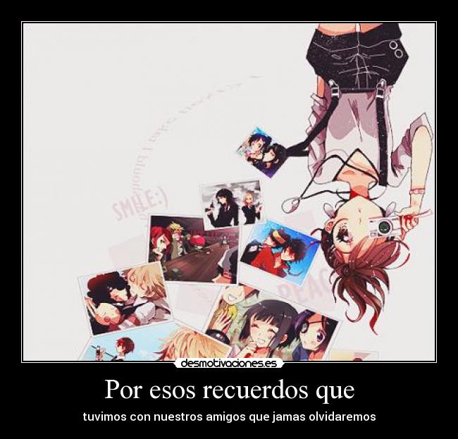 carteles recuerdos anime katekyo recuerdos desmotivaciones