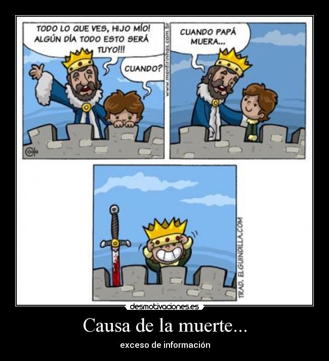 Causa de la muerte... -