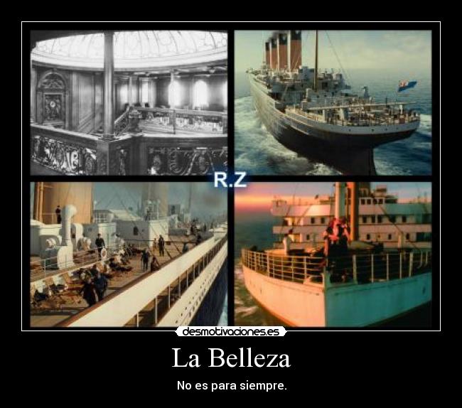 La Belleza - No es para siempre.