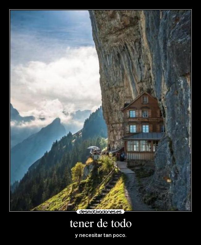tener de todo -