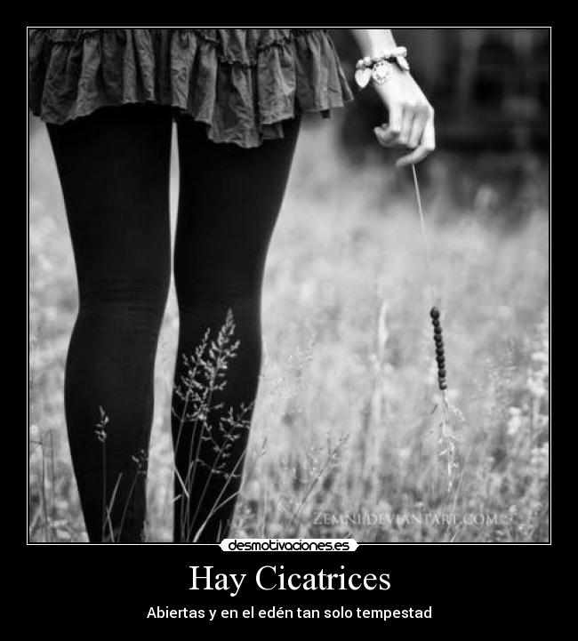 Hay Cicatrices - Abiertas y en el edén tan solo tempestad