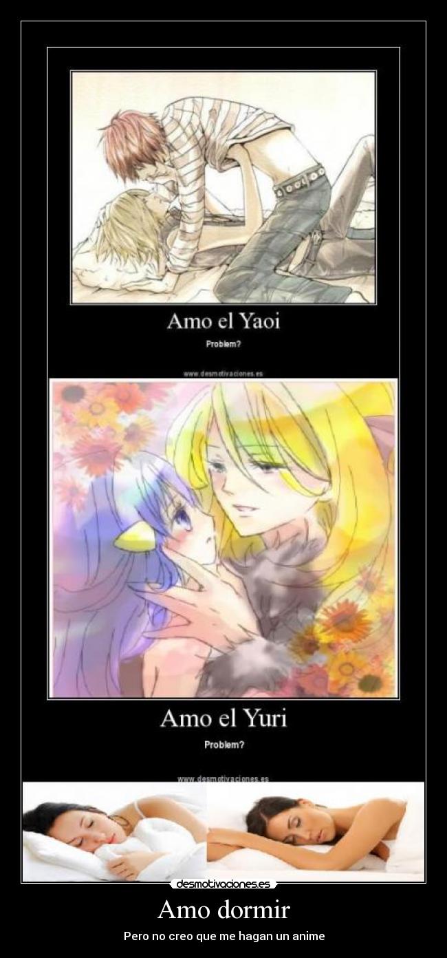 Amo dormir -