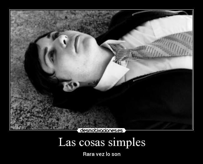 Las cosas simples - 