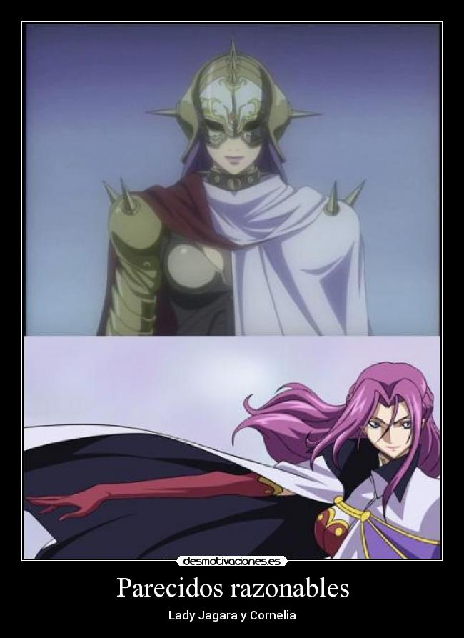 carteles theinmortals raptorhunters wolf rain code geass lady jagara cornelia parecidos desmotivaciones