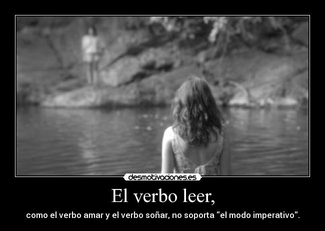El verbo leer, -