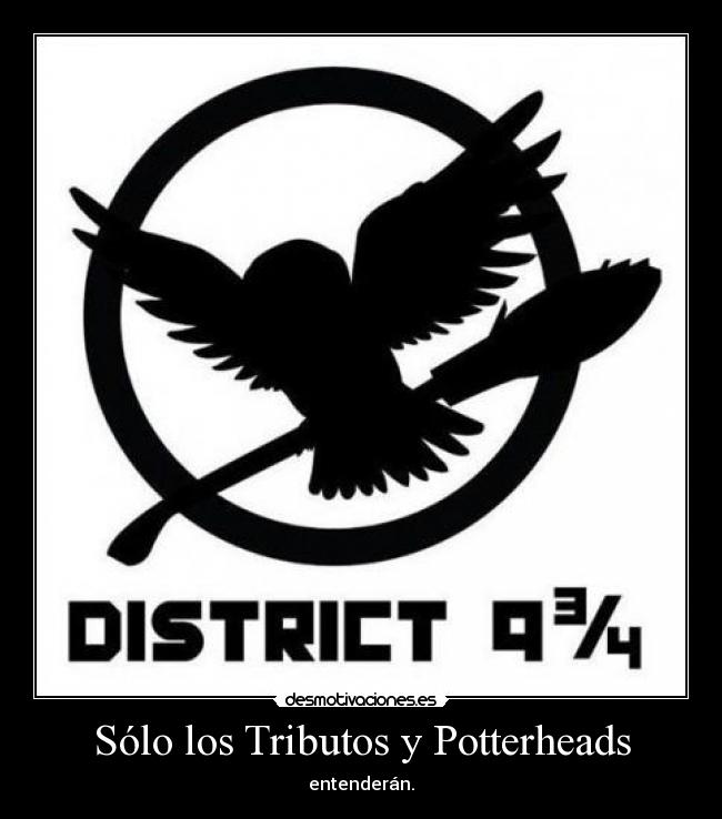 Sólo los Tributos y Potterheads - entenderán.