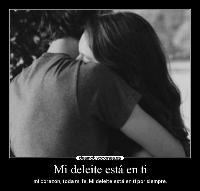 Mi deleite está en ti - mi corazón, toda mi fe. Mi deleite está en ti por siempre.