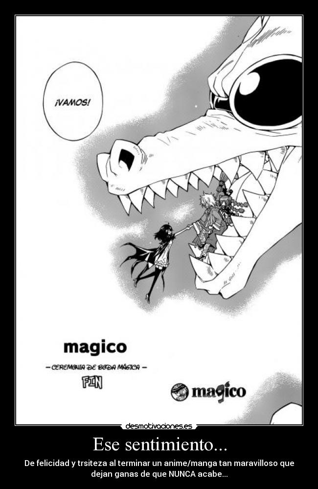 carteles anime manga magico otaku desmotivaciones