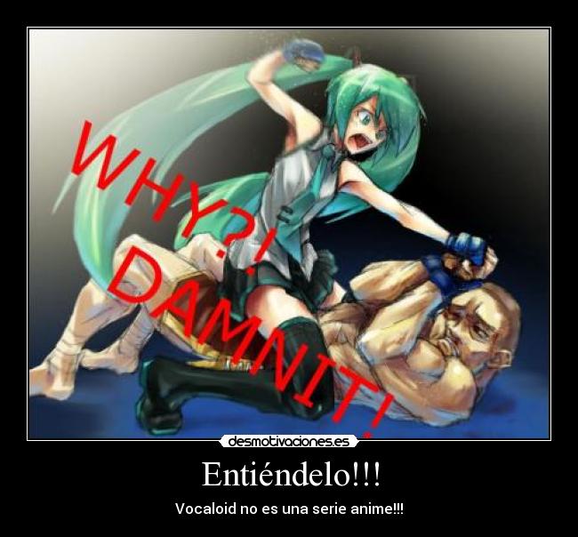 carteles vocaloid anime miku hatsune anime project diva desmotivaciones