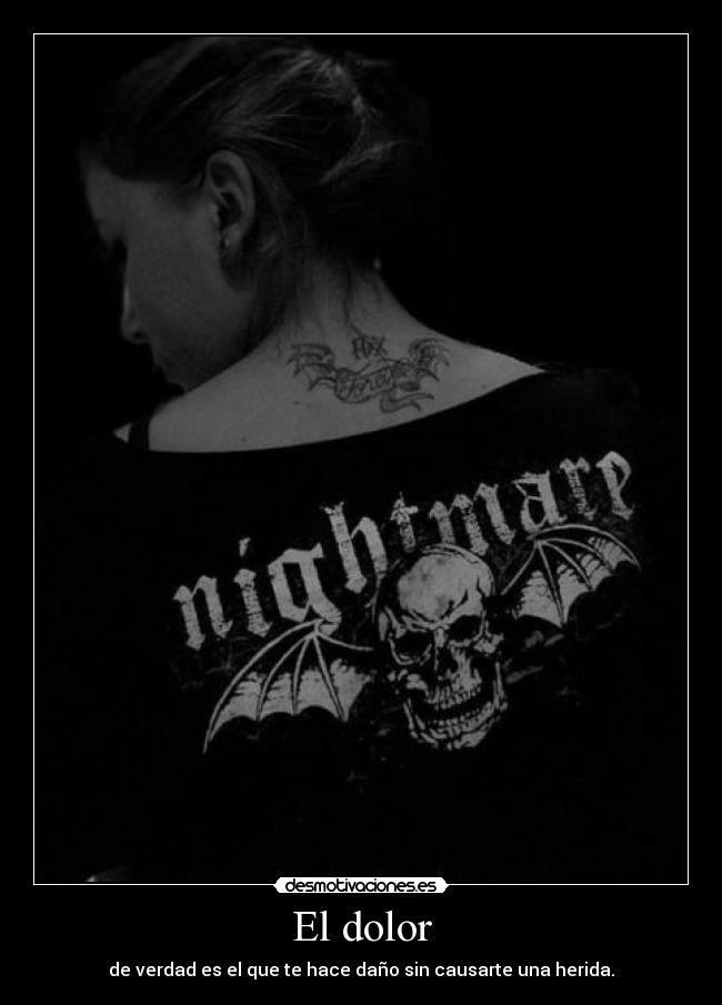 El dolor -