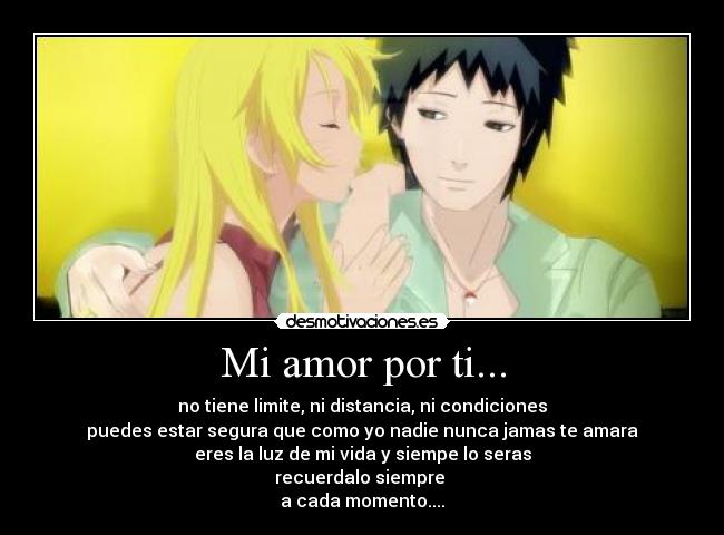 Mi amor por ti... -