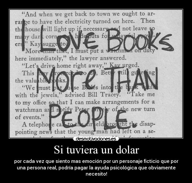 Si tuviera un dolar -