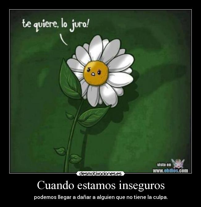 Cuando estamos inseguros - 