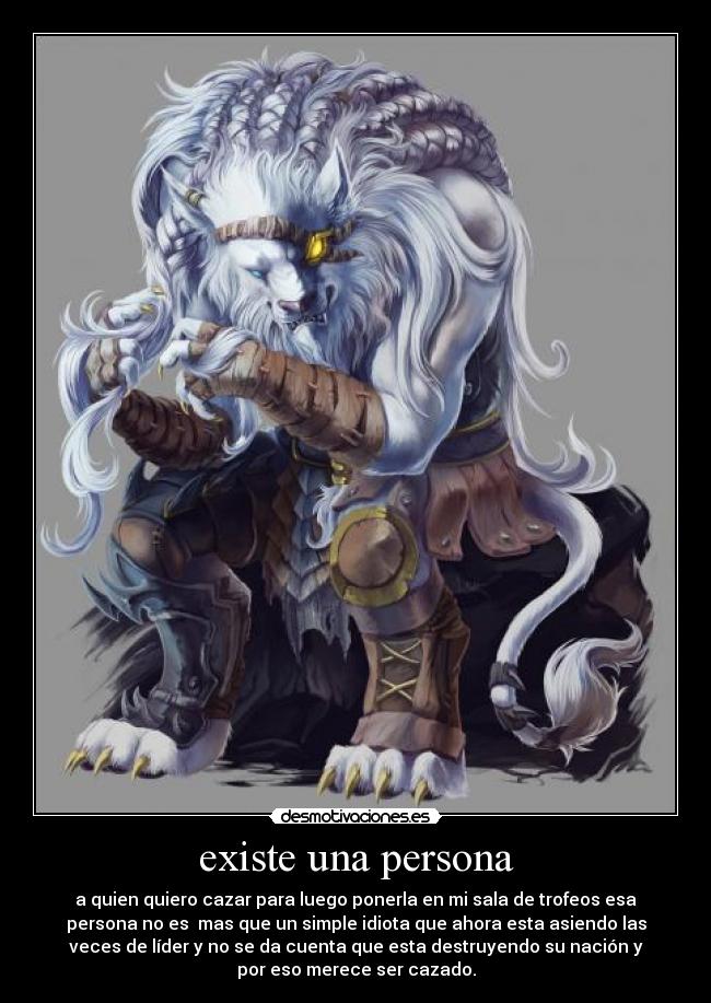 existe una persona -