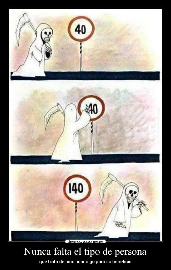 Nunca falta el tipo de persona -