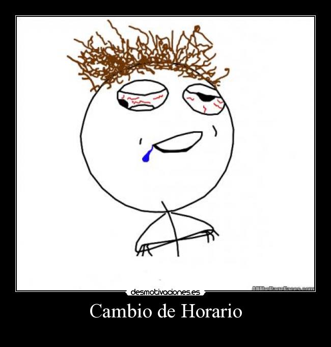Cambio de Horario -