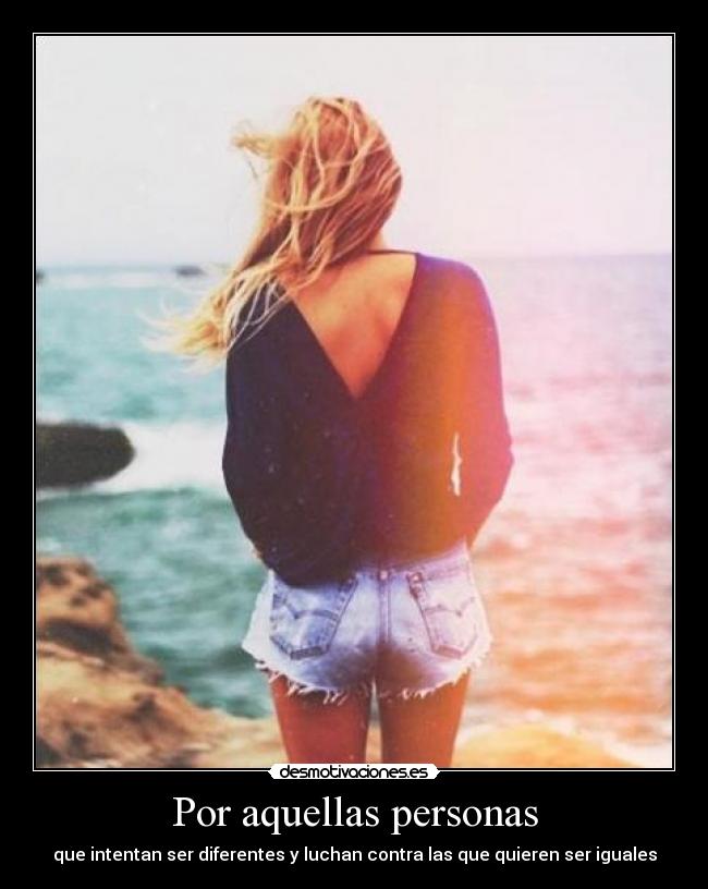 Por aquellas personas - 