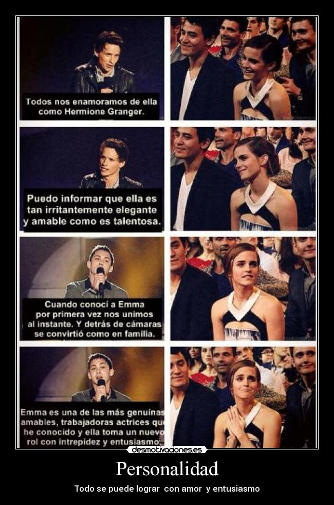 Personalidad - Todo se puede lograr con amor y entusiasmo