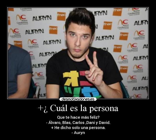 Cuál es la persona | Desmotivaciones
