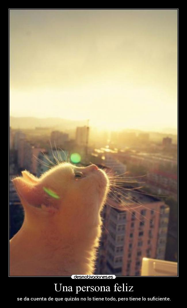 Una persona feliz - 