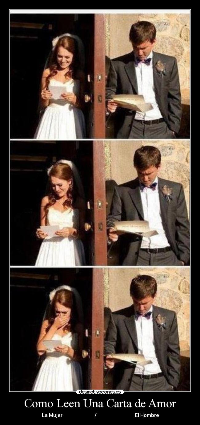 Como Leen Una Carta de Amor -