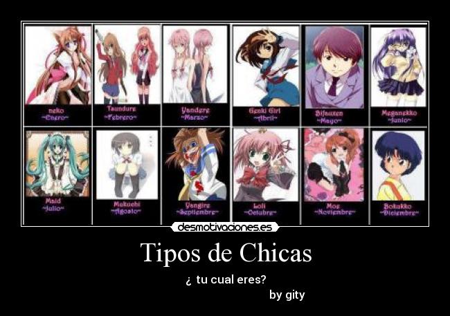 Tipos de Chicas -