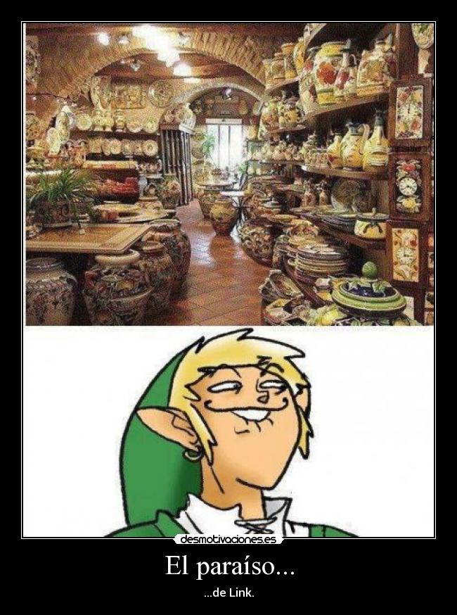 El paraíso... - ...de Link.
