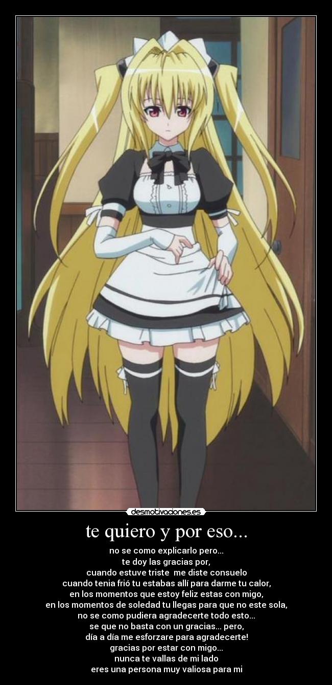 te quiero y por eso... -