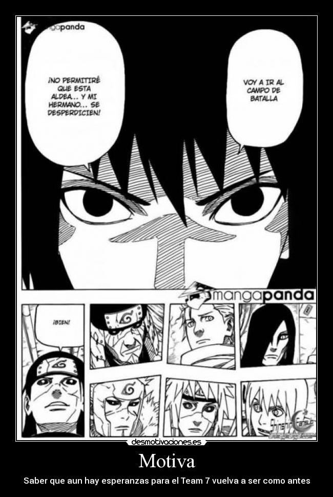 Motiva - Saber que aun hay esperanzas para el Team 7 vuelva a ser como antes