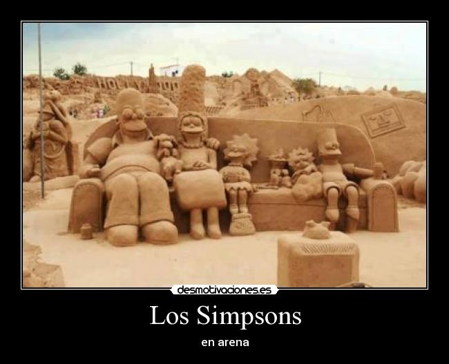 Los Simpsons - en arena