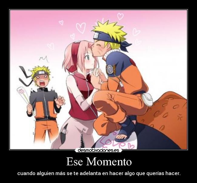 carteles anime naruto sakura narusaku echos reales quien aya pasado sabra que hablo desmotivaciones
