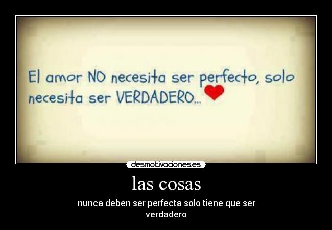 las cosas - 