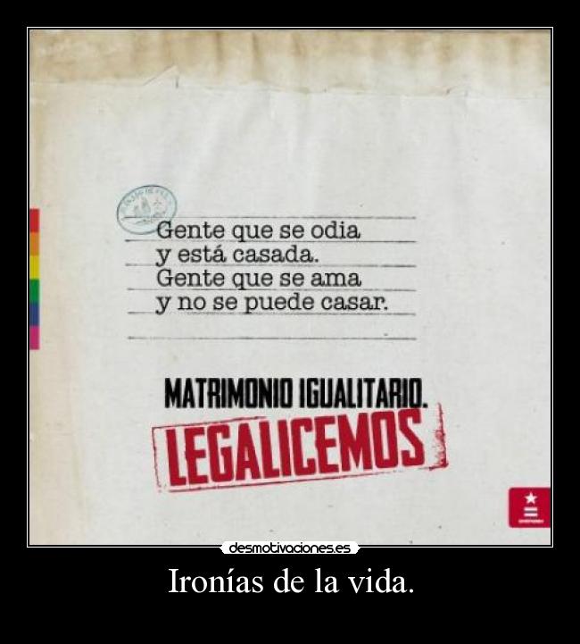 carteles vida lesbian lesbiana bisexual homosexual amor chica chico matrimonio casados matrimonio igualitario desmotivaciones