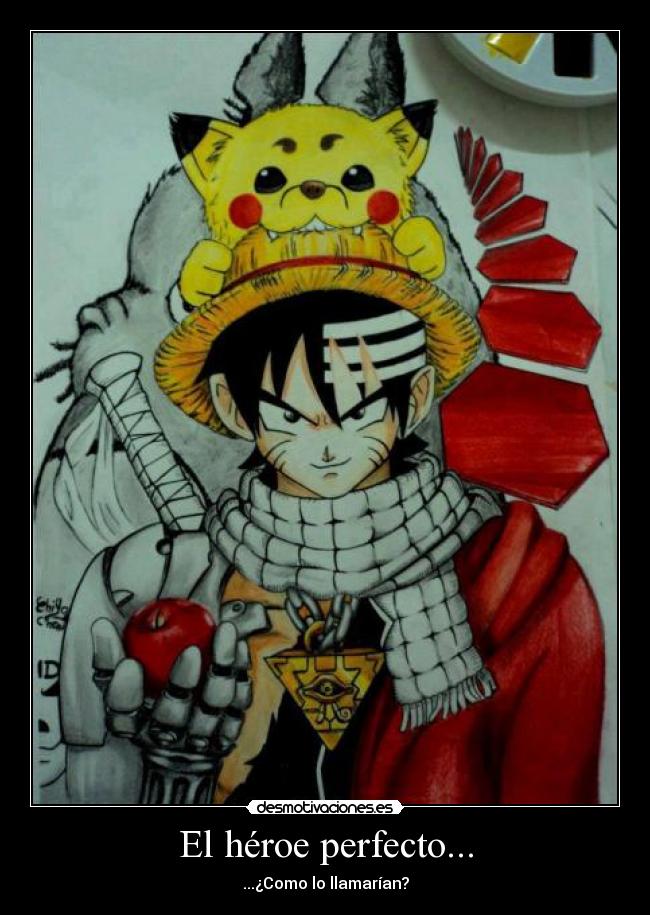 carteles heroe perfecto como llamarian anime otaku compilacion vida perfecto episodio fusion desmotivaciones