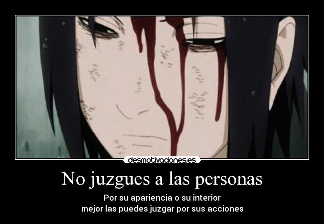 No juzgues a las personas -