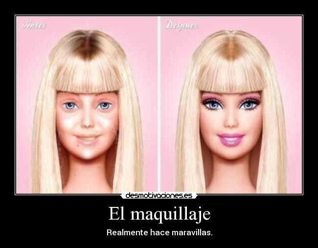 El maquillaje -