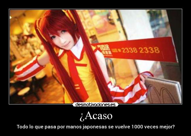 carteles anime miku vocaloid mcdonald donald desmotivaciones