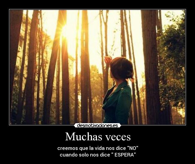 Muchas veces -