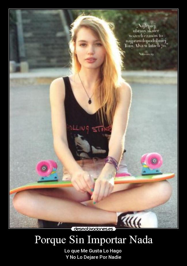 Porque Sin Importar Nada -
