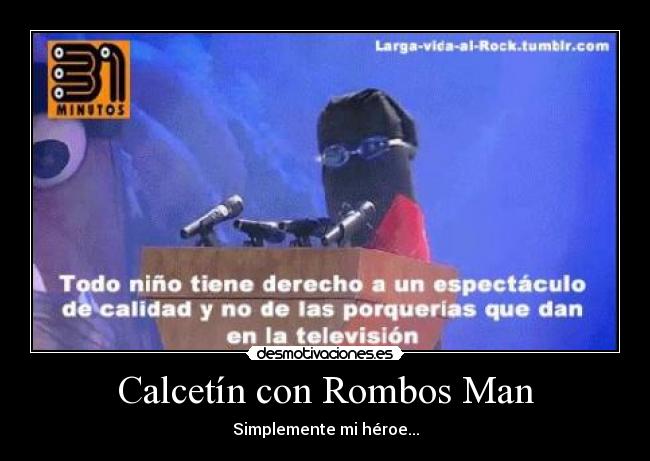 Calcetín con Rombos Man - 